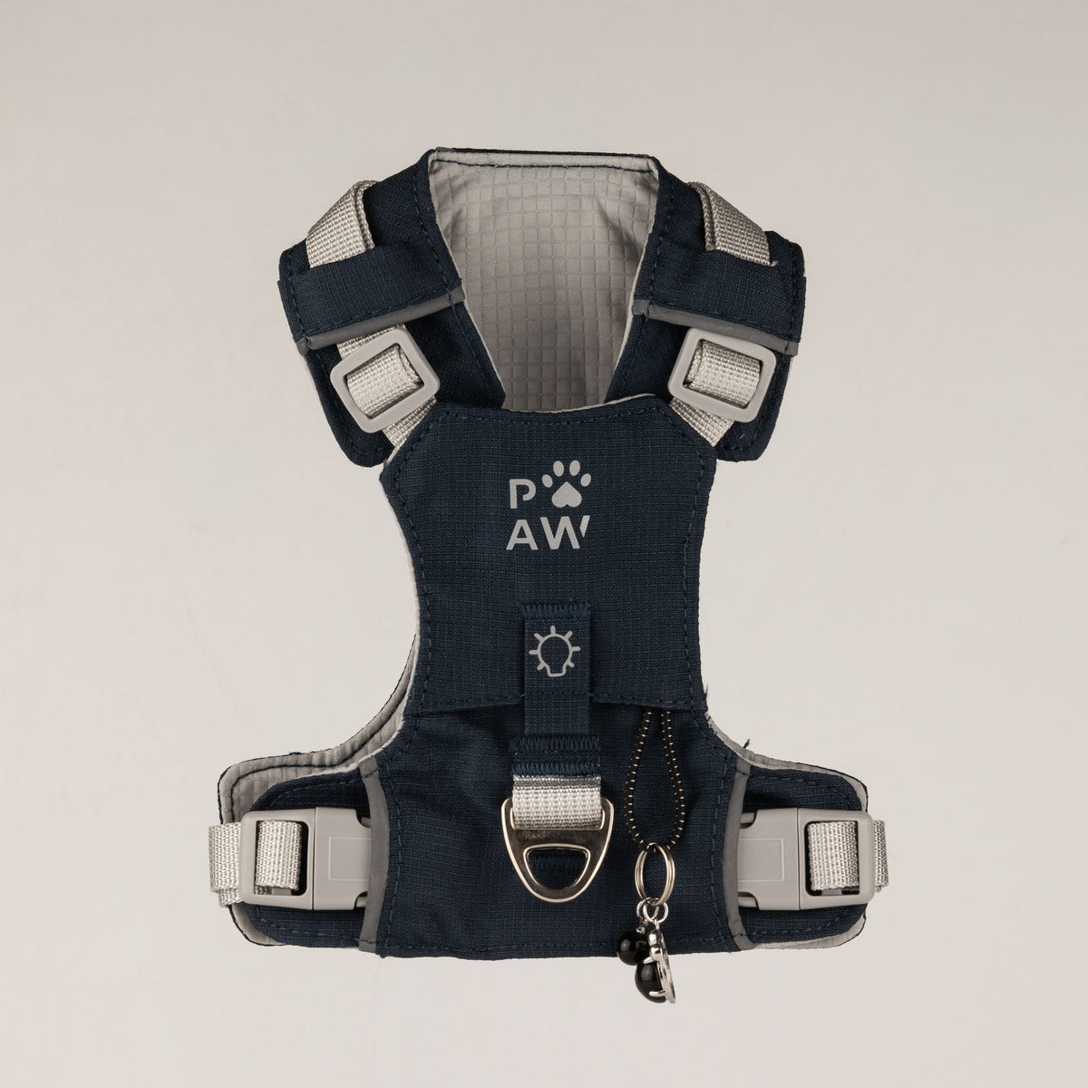 Gemstone Step-in Harness | Rock Grey · Black Obsidian · Size XS
