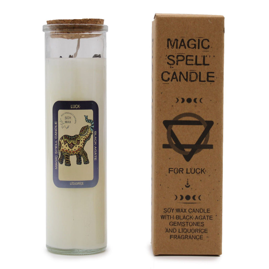 Intention Candle – Luck – another angle