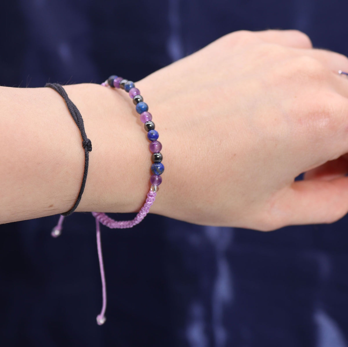 Written in the Stars – Aquarius · Zodiac Candle & Gemstone Bracelet – another angle