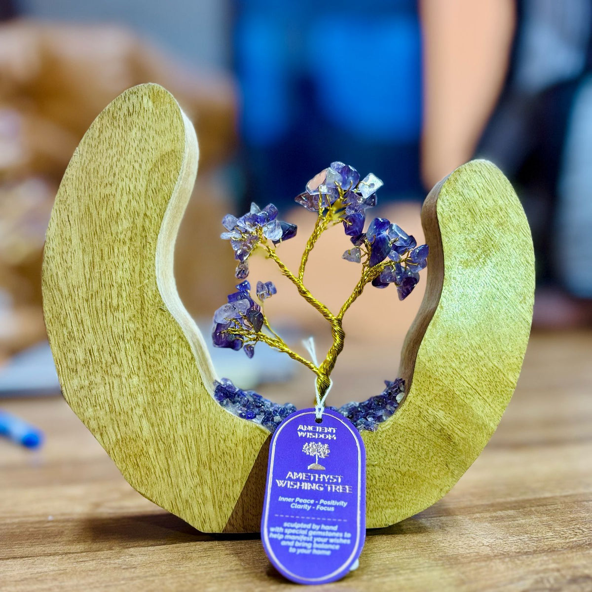 Gemstone Tree Garden – Amethyst · Mango Wood by Chapter 9 Copenhagen