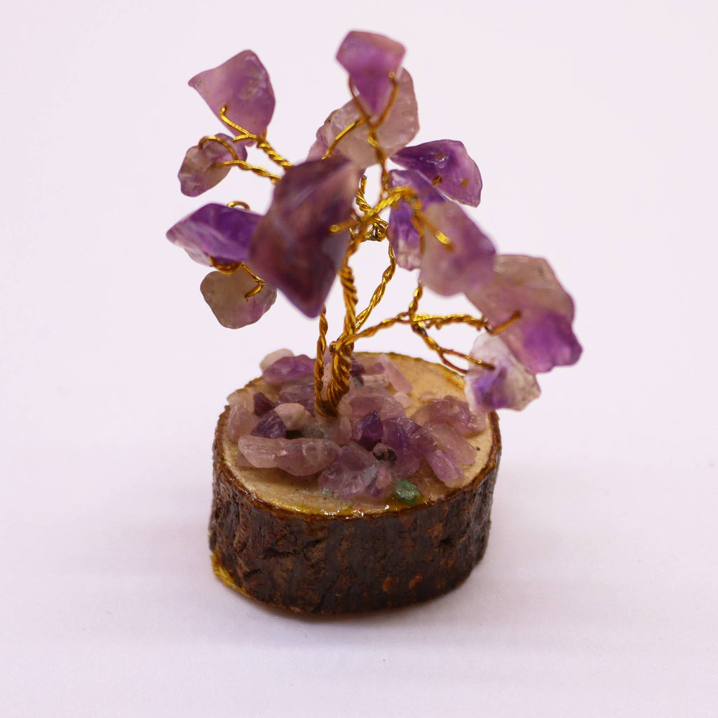 Mini Gemstone Tree – Amethyst – detail view