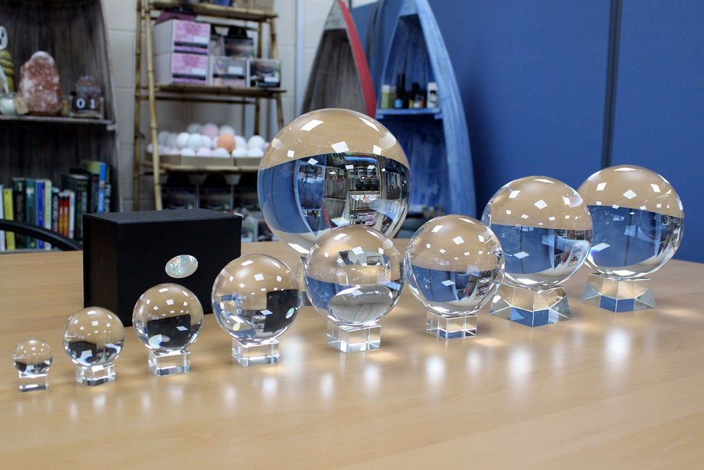 Crystal Ball on Stand – 110 mm – another angle