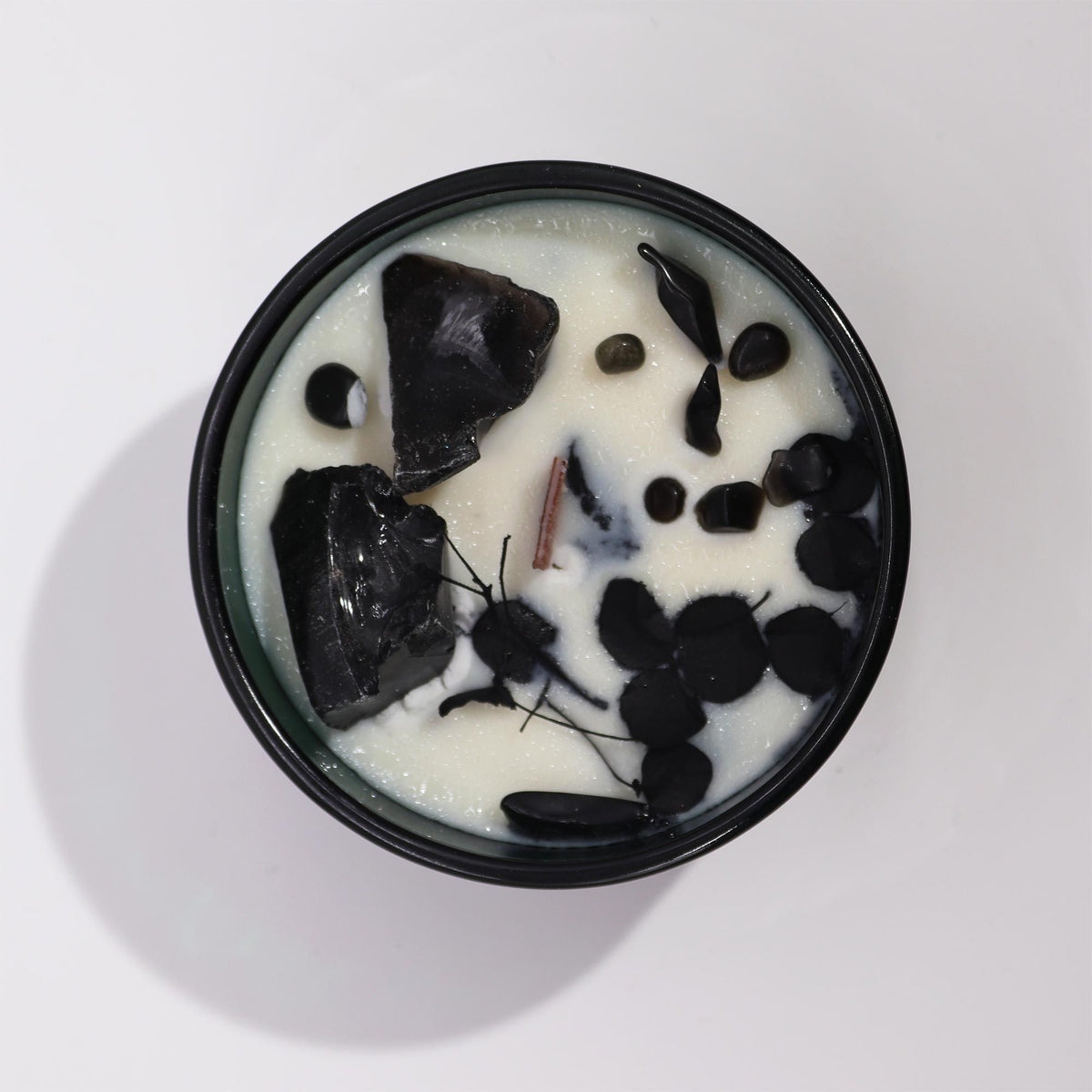 Crystal Flower Candle – The King of Swords · Cedarwood – another angle