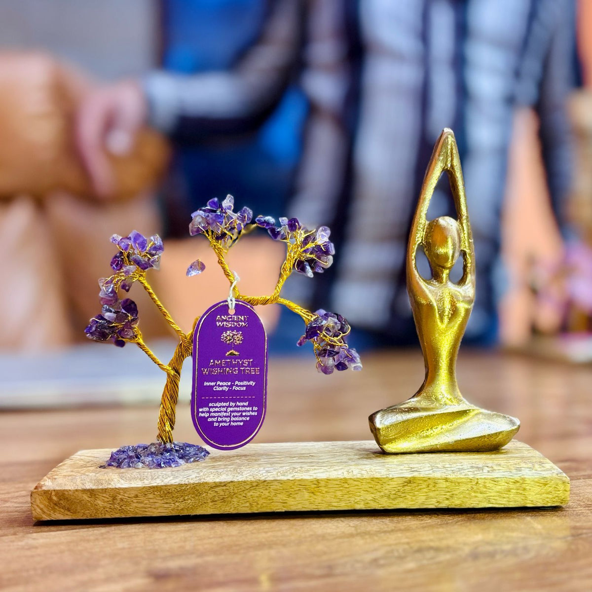Gemstone Yoga Garden – Amethyst · Sukhasana by Chapter 9 Copenhagen