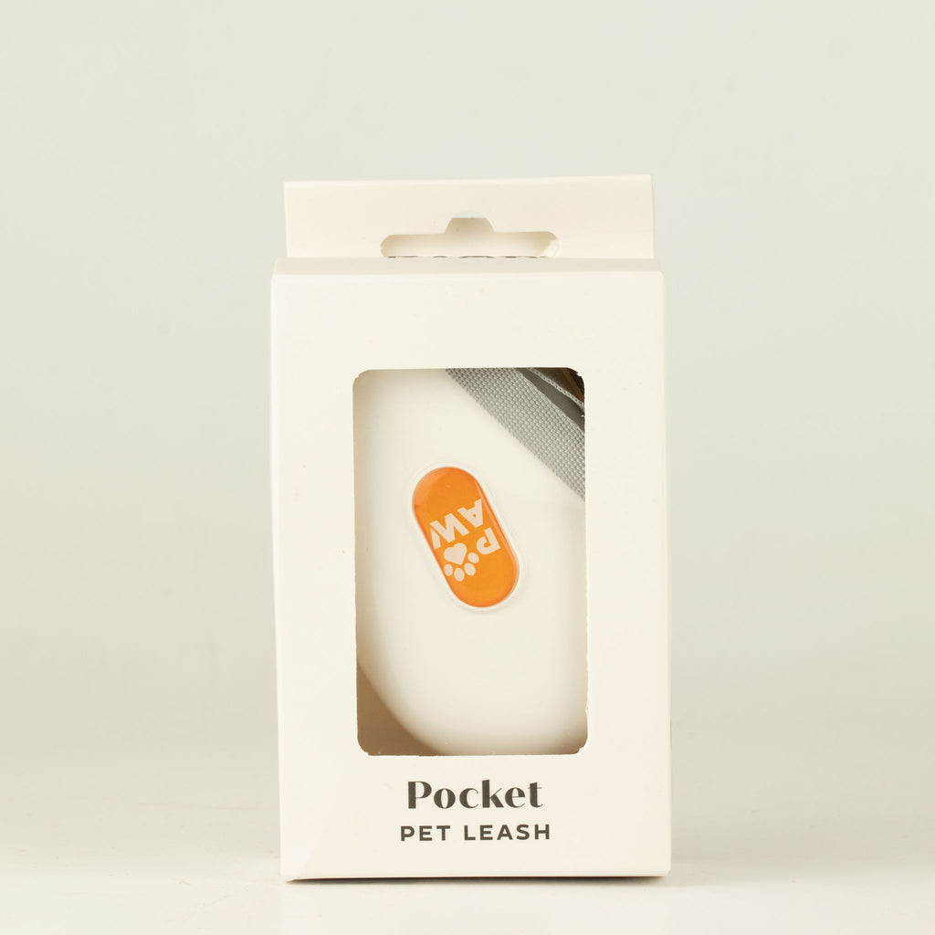 Pocket Pod Retractable Lead | Cream White · 1.5 m