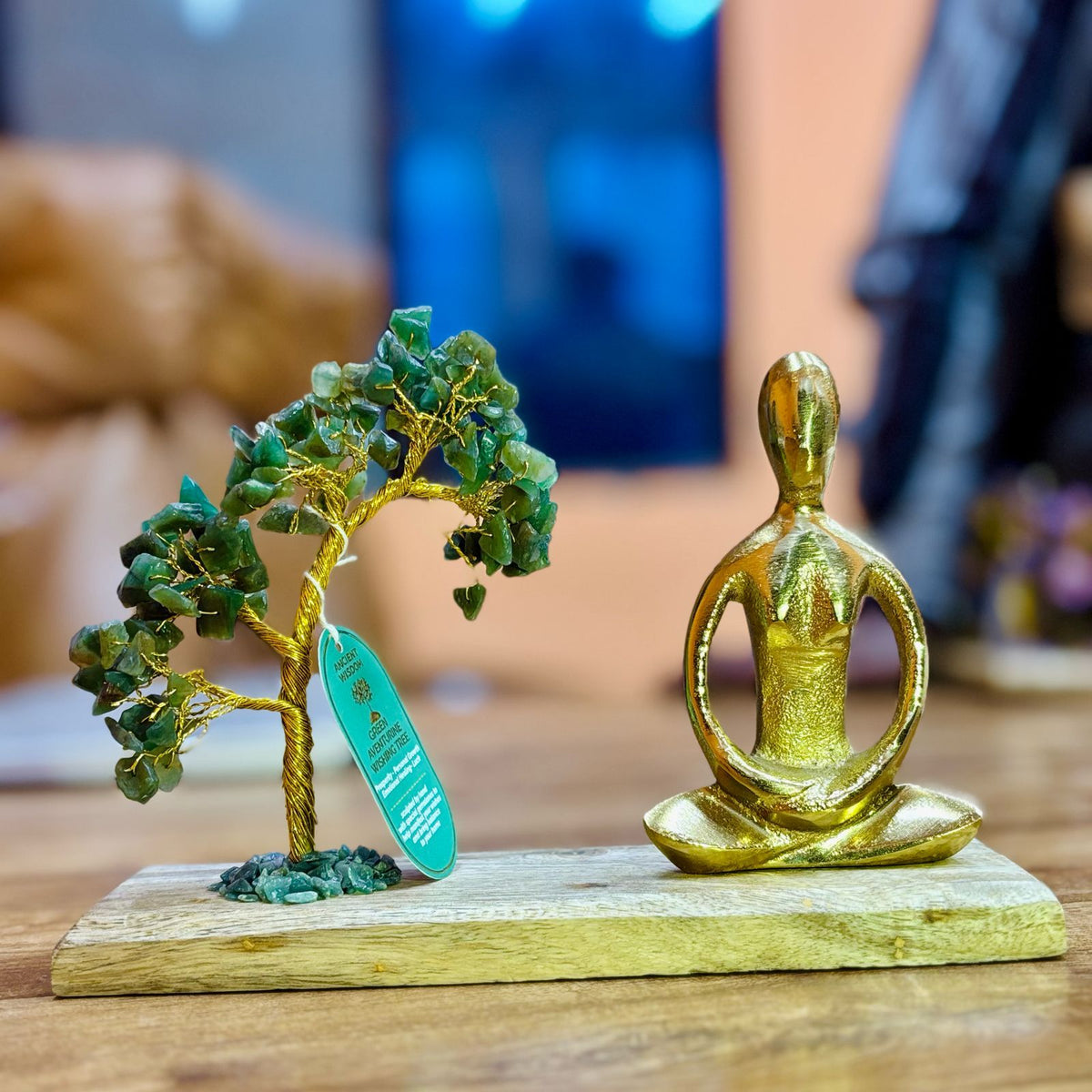 Gemstone Yoga Garden – Green Aventurine · Padmasana by Chapter 9 Copenhagen