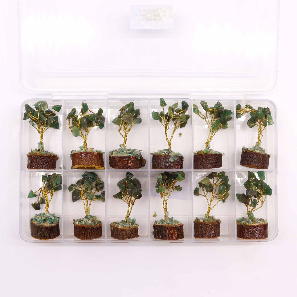 Mini Gemstone Tree – Green Aventurine – packaging