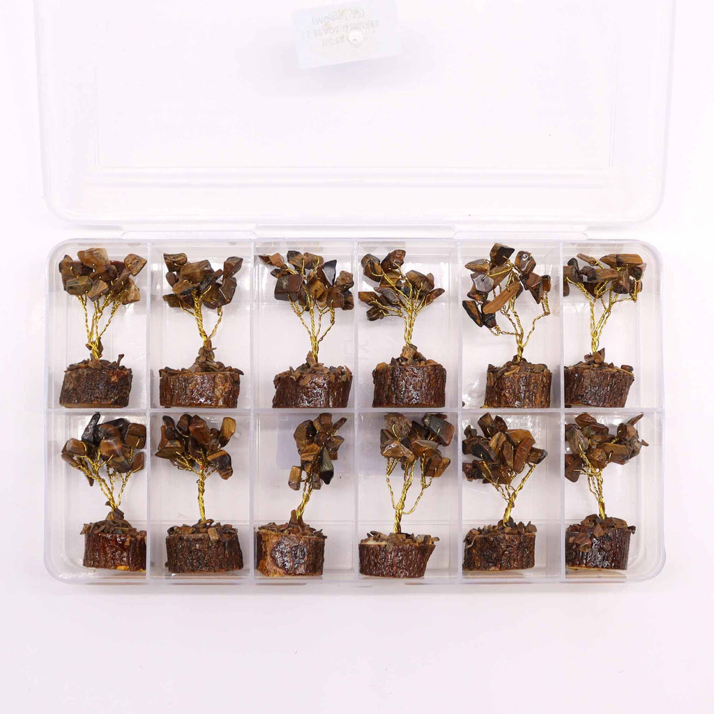 Mini Gemstone Tree – Tiger's Eye – packaging