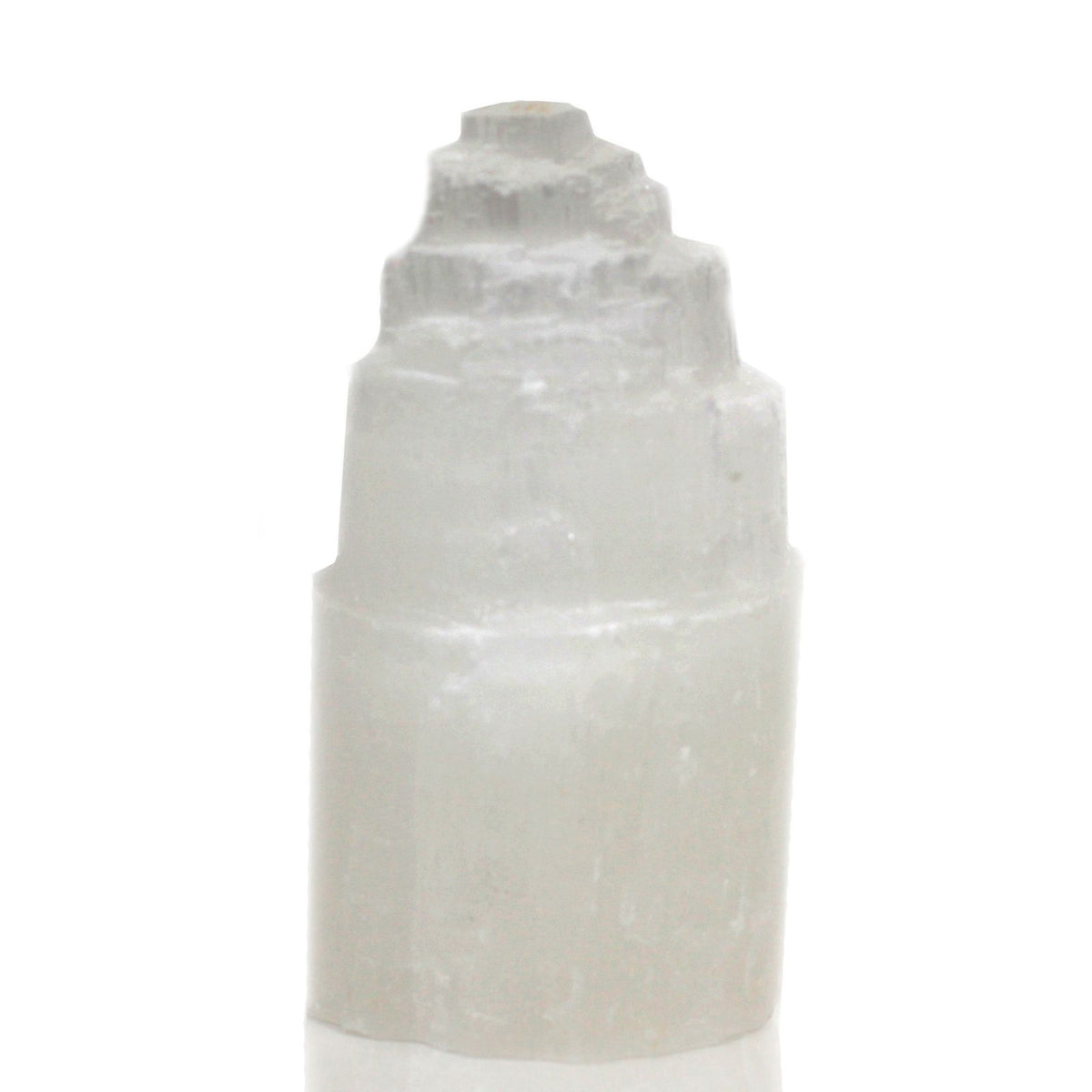 Selenite Tower Lamp – 15 cm by Chapter 9 Copenhagen