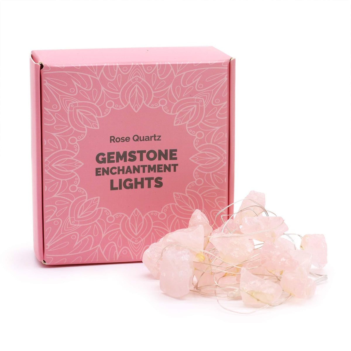 Gemstone Light String – Rose Quartz by Chapter 9 Copenhagen