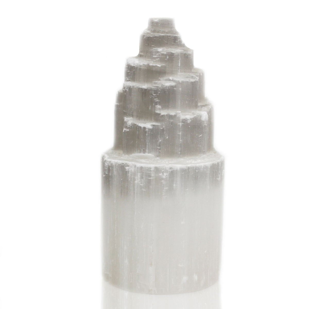 Selenite Tower Lamp – 20 cm by Chapter 9 Copenhagen