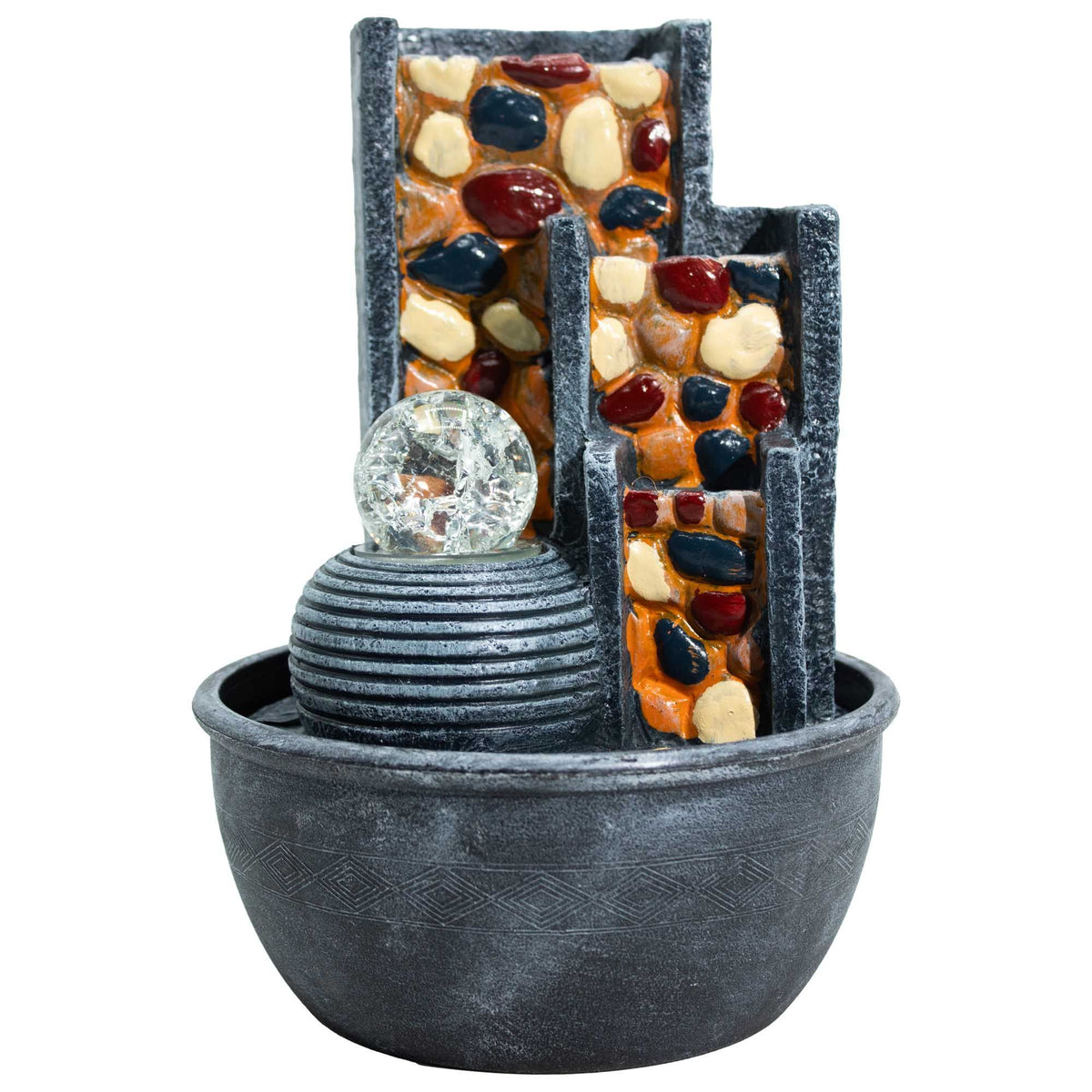 Tabletop Water Feature – Pebble Wall & Crystal Ball by Chapter 9 Copenhagen