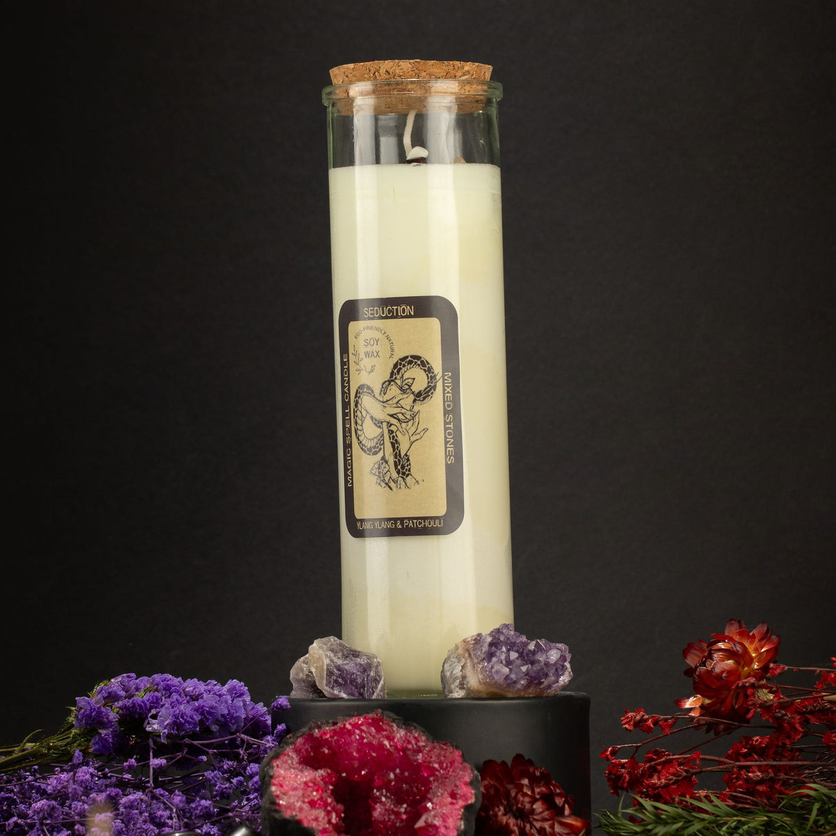Intention Candle – Seduction – styled view