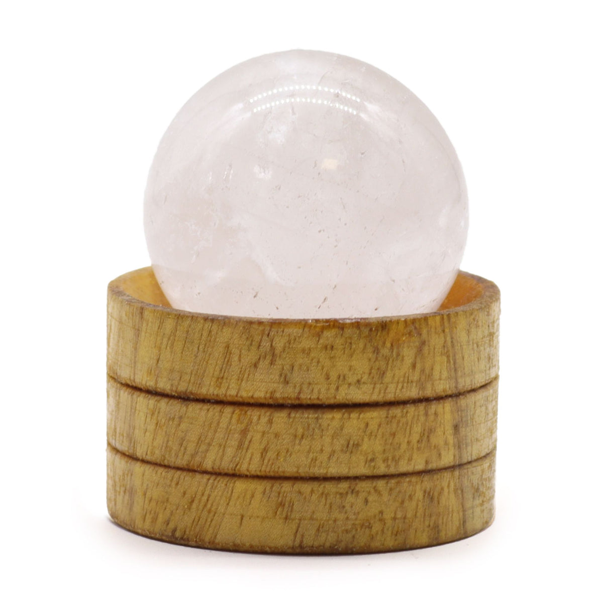 Gemstone Sphere – Clear Quartz · 40 mm with Stand by Chapter 9 Copenhagen