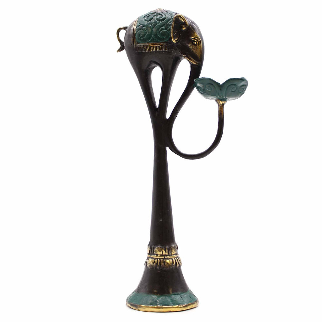Brass Elephant Candle & Incense Holder – Feng Shui by Chapter 9 Copenhagen