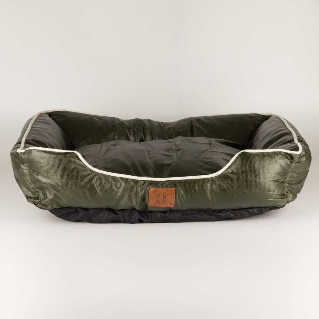 Cosy Dog Bed | Khaki Green · Small