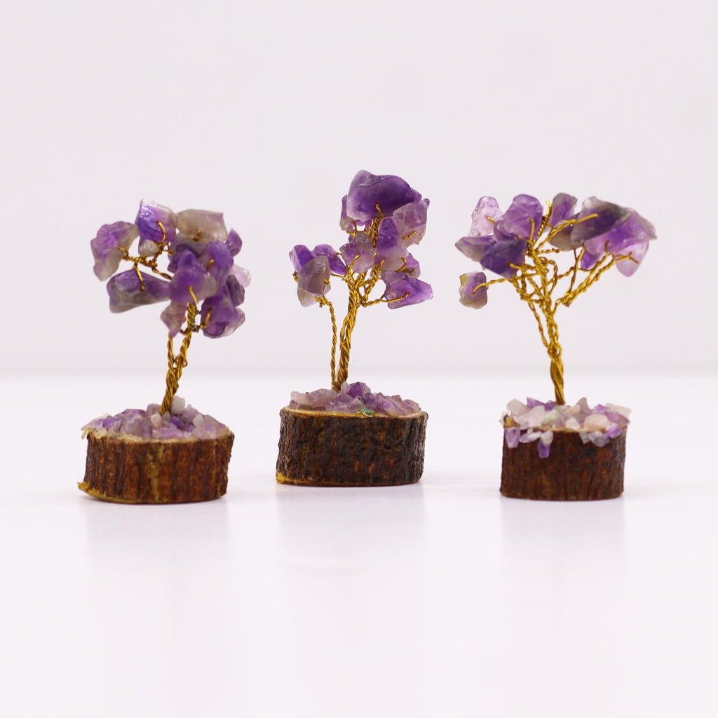 Mini Gemstone Tree – Amethyst – another angle