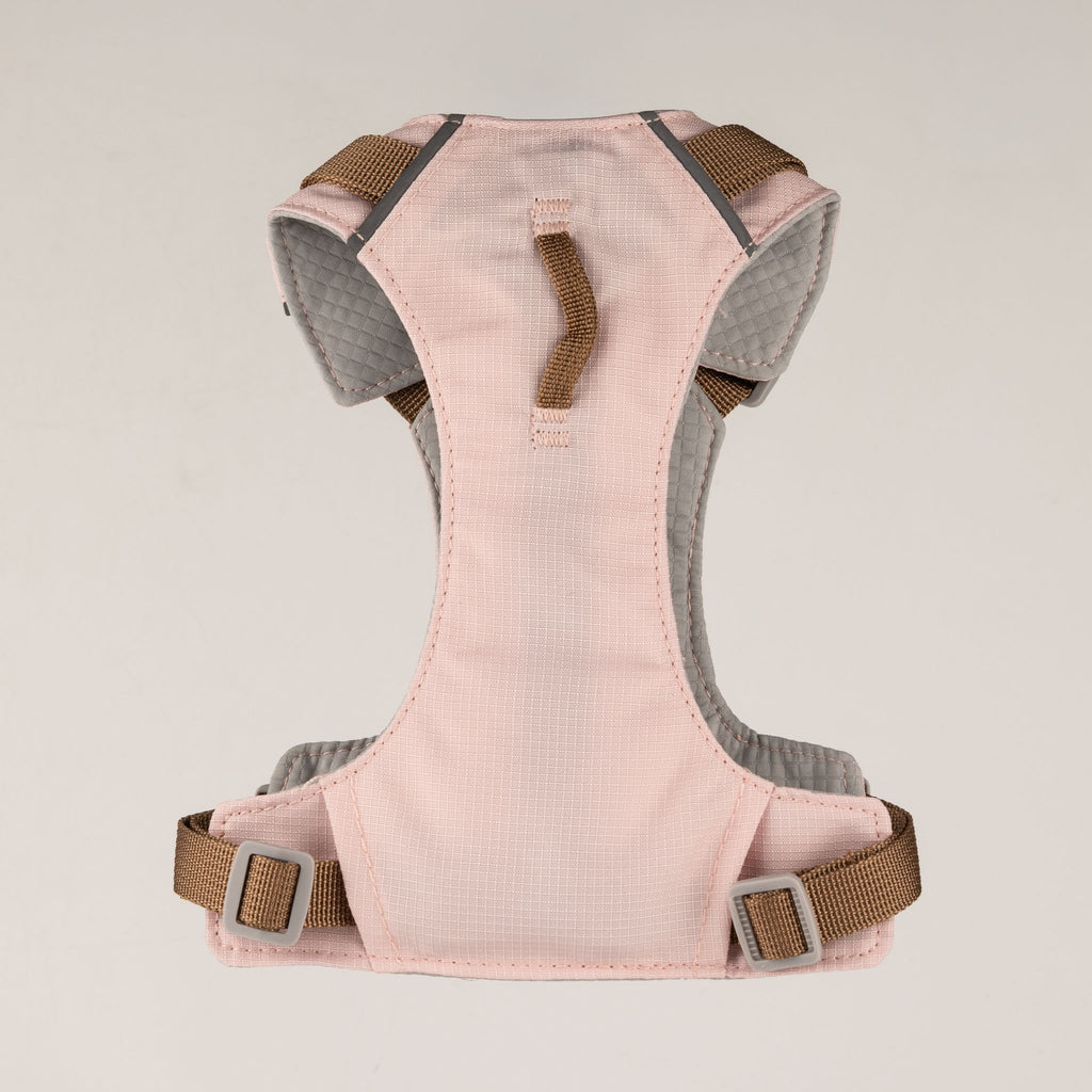 Gemstone Step-in Harness | Soft Pink · Rose Quartz · Size S