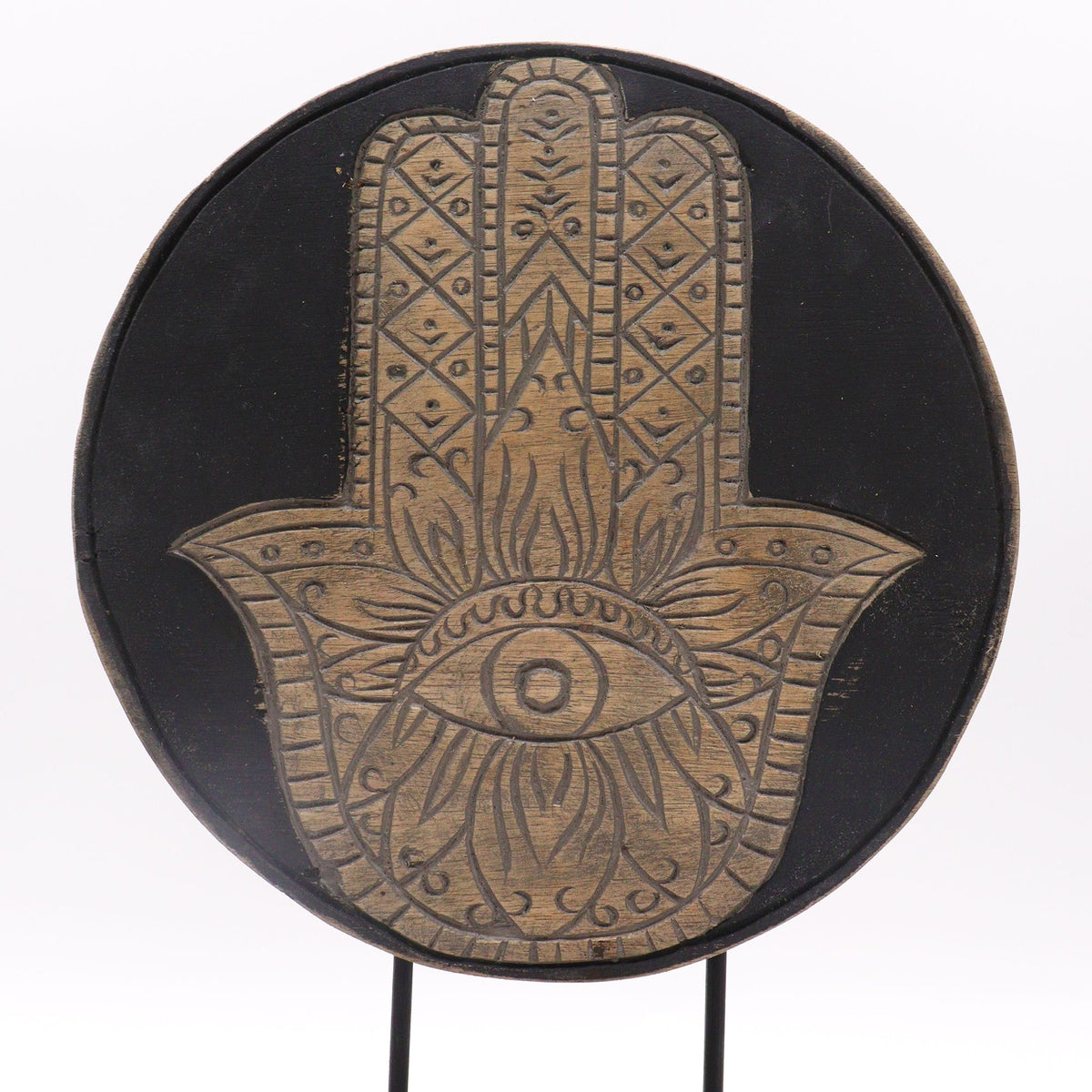 Buddha Feng Shui Set – Hamsa · Grey – size view