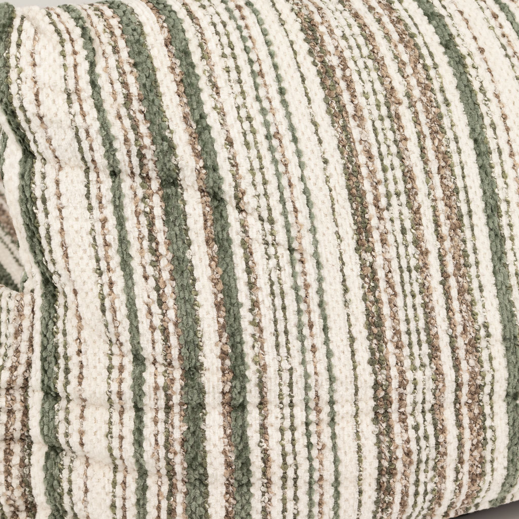 Mini Dog Sofa | Brown Stripes · Small