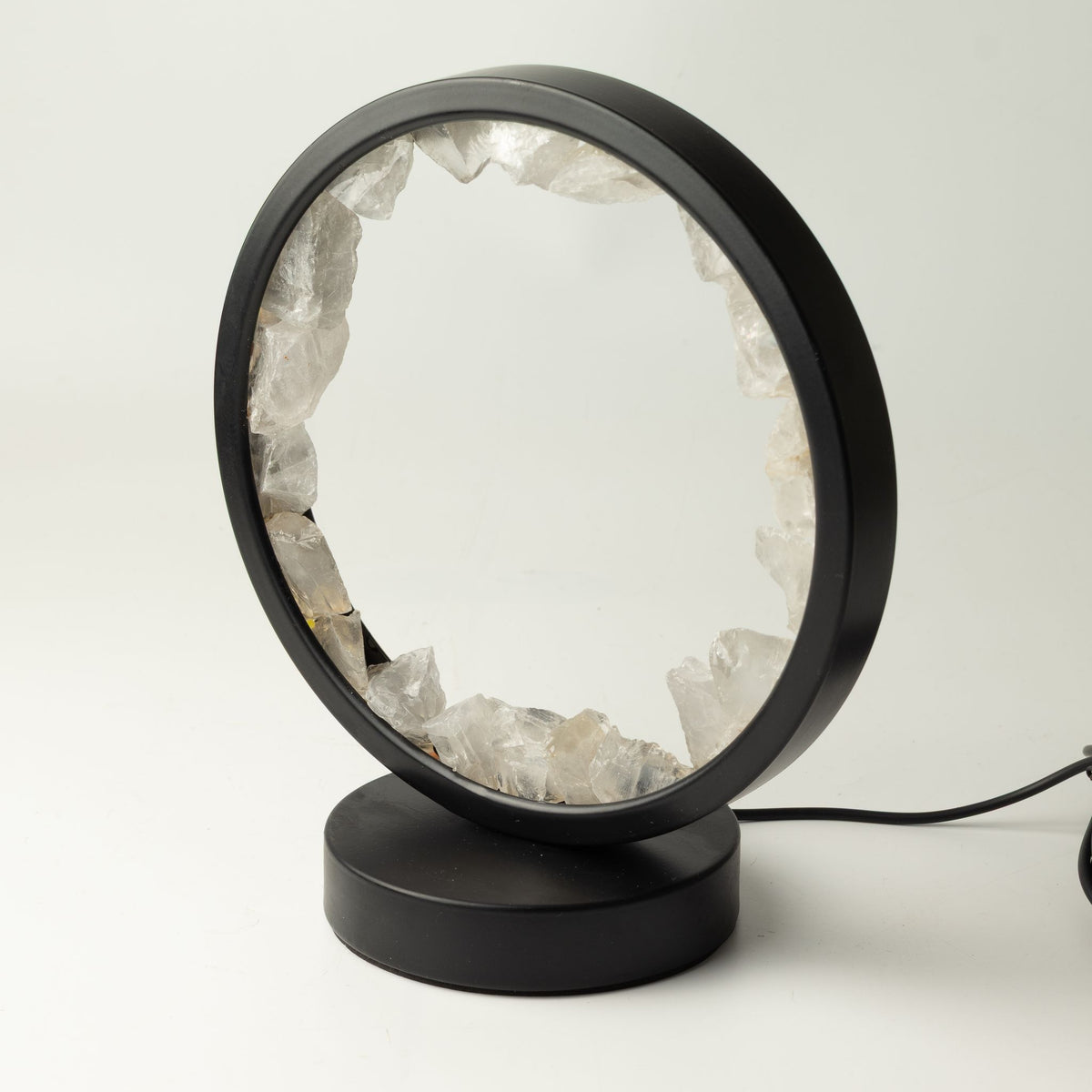 Gemstone Halo Lamp – Clear Quartz – packaging