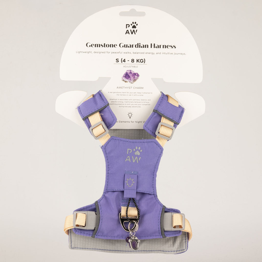 Gemstone Step-in Harness | Lavender · Amethyst · Size S