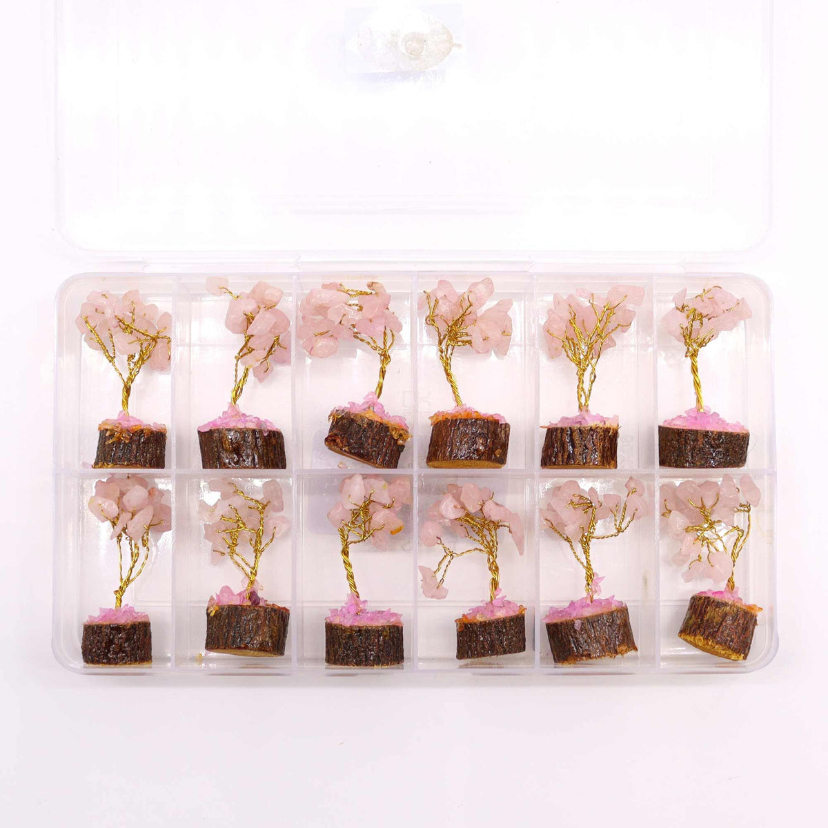 Mini Gemstone Tree – Rose Quartz – packaging