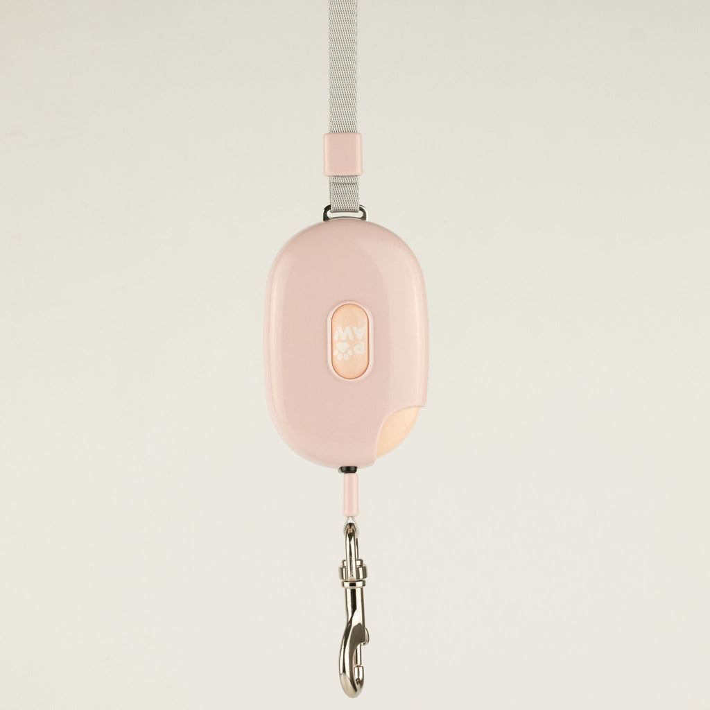 Pocket Pod Retractable Lead | Blush Pink · 1.5 m