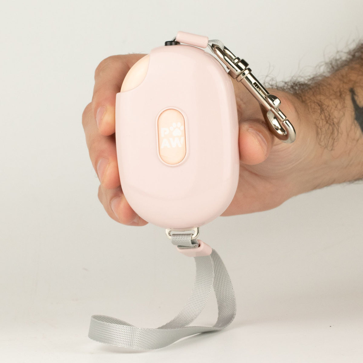 Pocket Pod Retractable Lead | Blush Pink · 1.5 m