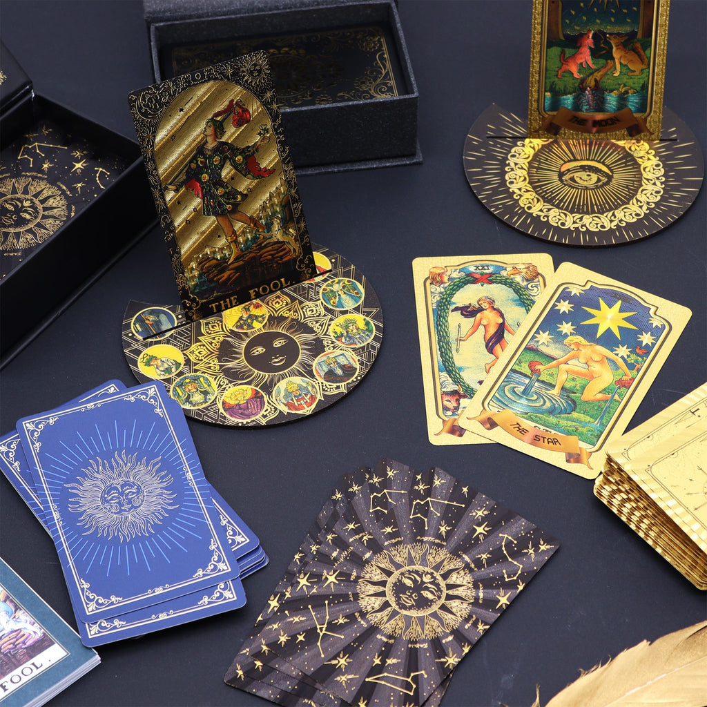 Tarot Deck – Ruby Foil · Pink Gift Box – packaging
