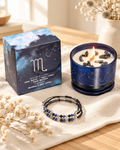 Written in the Stars – Scorpio · Zodiac Candle & Gemstone Bracelet by Chapter 9 Copenhagen