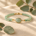 Aventurine Connector Bracelet – Gold by Chapter 9 Copenhagen